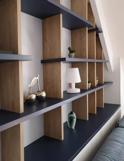 Bibliothèque sur-mesure moderne à Caen - AC Tendance