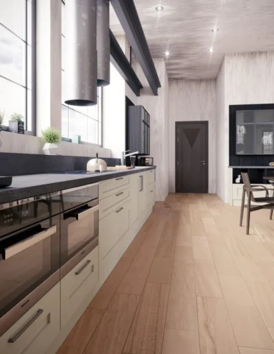 Belles cuisines cottage à Caen - AC Tendance - Cuisiniste